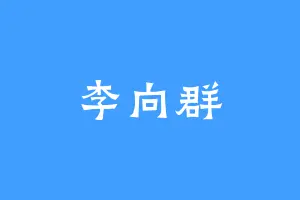李向群