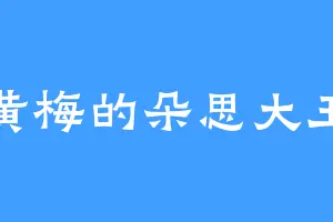 黄梅的朵思大王