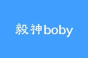 毅神boby