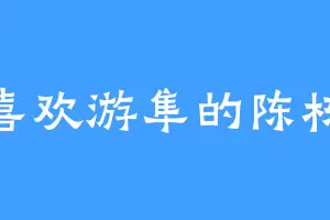 喜欢游隼的陈栋