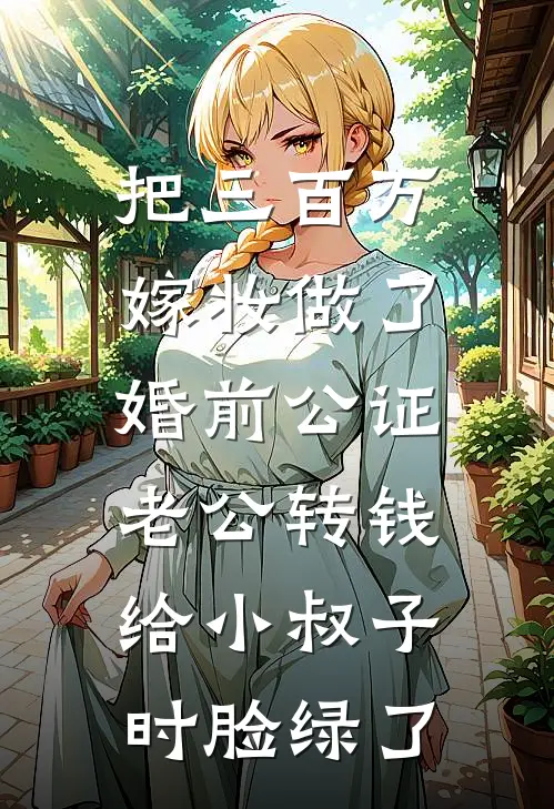 把三百万嫁妆做了婚前公证，老公转钱给小叔子时脸绿了
