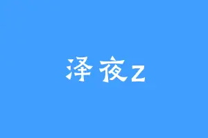 泽夜z