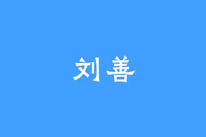 刘善