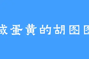 咸蛋黄的胡图图