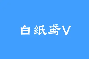 白纸鸢V