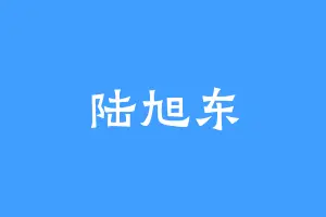 陆旭东