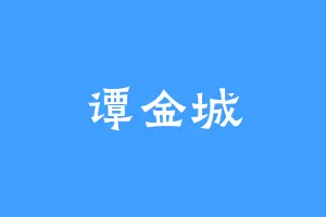 谭金城