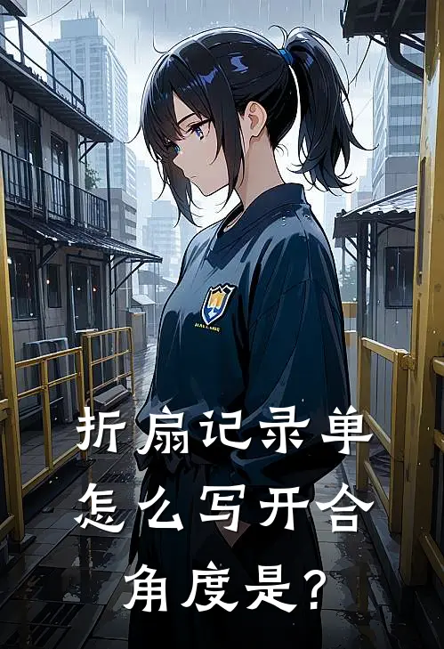 折扇记录单怎么写开合角度是?