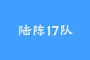 陆陈17队