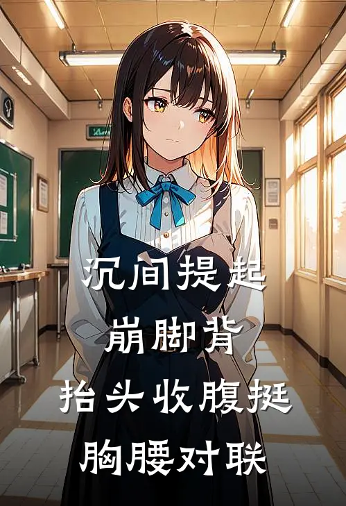 沉间提起崩脚背,抬头收腹挺胸腰对联